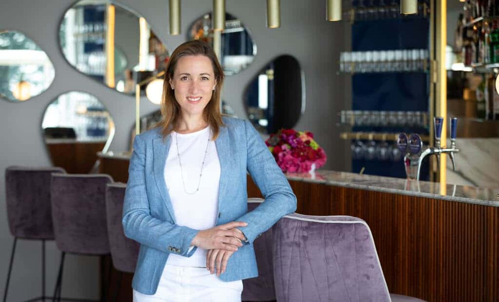 Mum’s the word: Nathalie Mika-Huys proves that a woman’s place is in the hotel