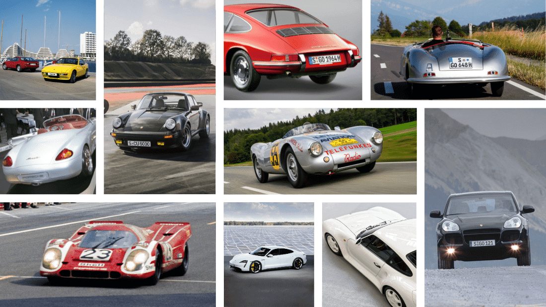 A history of Porsche in 10 cars