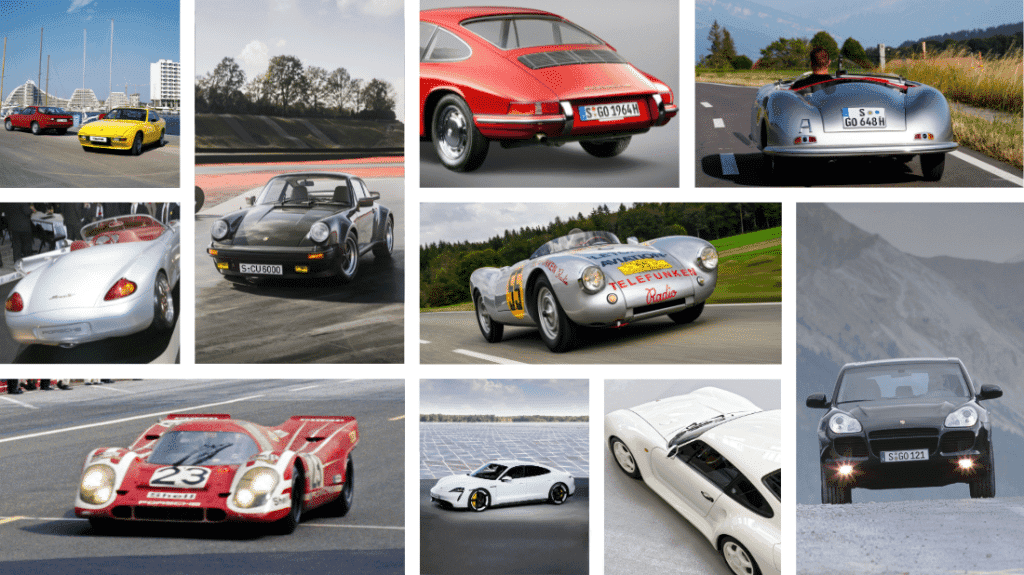 A history of Porsche in 10 cars